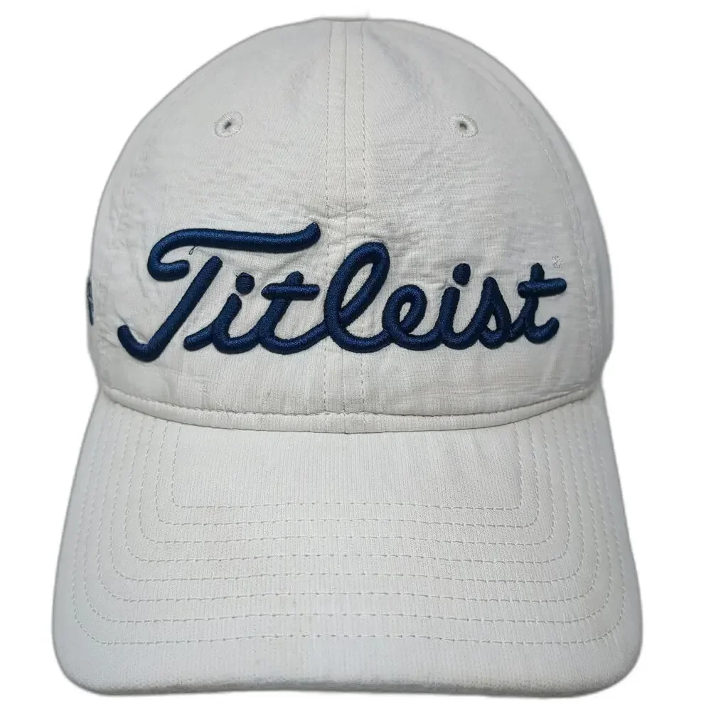Titleist Baseball Cap White One Size Woodstone Golf Club Embroidered Logo Hat